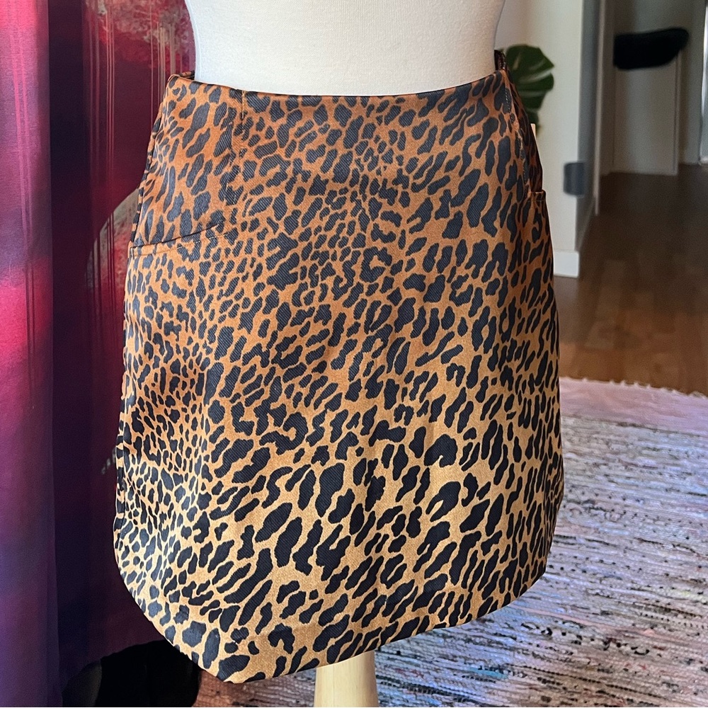 Urban outfitters leopard cheetah print skirt